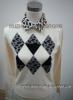 Women's Cashmere Jacquard with T-Shirt Collar Sweater