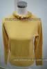 Women's Cashmere Ruffled Collar Pullover