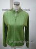 Women's Silk & Cashmere Cable Zip Cardigan