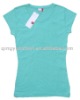 Women's T-Shirt   Composition:cvc 60/40 1X1rib,260gsm