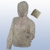 Women's Windbreaker with flower printing
