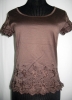 Women's casual  garment with handmade embroidery