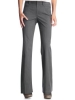 Women's curvy pinstriped pants (08W248)