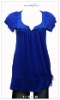Women's dress in multi-layer sleeve