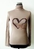 Women's knitted long sleeve T-shirt  --S8981