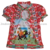 Women's top with bubb sleeves, lady's t-shirt, fashion top
