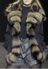Y92-cloth and silver fur coat