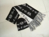 acrylic jacquard  hat and scarf set