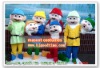 adult fur Seven Dwarfs mascot costumes