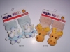 baby socks with animal head