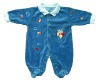 baby velvet rompers