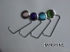 bag hook with opal