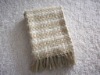 basket weave acrylic throw