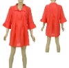 bell bottom sleeve shape fashion Ladies'  blouse