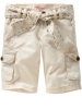 belted cargo bermuda girl's shorts (08K277)