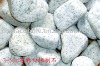 black and white machine-made stone