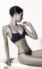 bra (3/4 cup mesh bra with water soluble lace at bra sides, agent wanted)