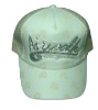 cap with printing and stone