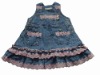children jeans skirt with embroidery
