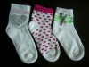 children socks, girl sock, jacquard sock