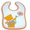 cotton baby bib/embroidered bib/baby product