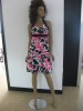 cotton dress with printing design