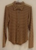 cotton elastic blouse