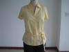 cotton with polyester ladies blouse