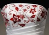 custom made satin embroider bridal wedding dress and evening dress/wedding gown HS-1003