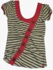 cut away neckline T-shirt