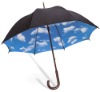 double layer offset photo printing manual open wooden umbrella