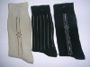 double needle man sock