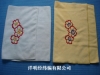 embroidered microfiber towel