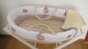 embroidery padding moses basket