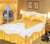 embroidery satin bedspread (bedding set, quilt, patchwork)
