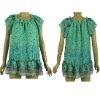 fashion calico ladies' blouse