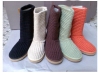 fashion knitted lady boots
