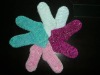 feather yarn sock