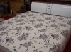 flora graphic hemp bedding set