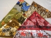 flower print square scarf