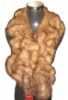 fur scarf/scarves,mink fur scarf,fur neck warmer(picture)