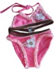 girl nylon spandex swimwear, bathing suit, beachwear