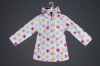 girl's PU printed slicker