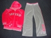 girls' velour jacket and pant