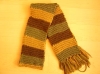 hand knitting scarf