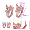 imitation jewelry,zircon earring,earring 90218-02