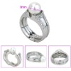 imitation pearl ring, fashion rings, ring 90315-17