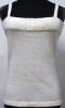knit beaded ladies tank top (K850-A)