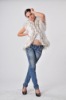 knitted fur vest