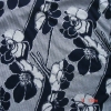 knitting fabric-modal discharge printed with metallic
